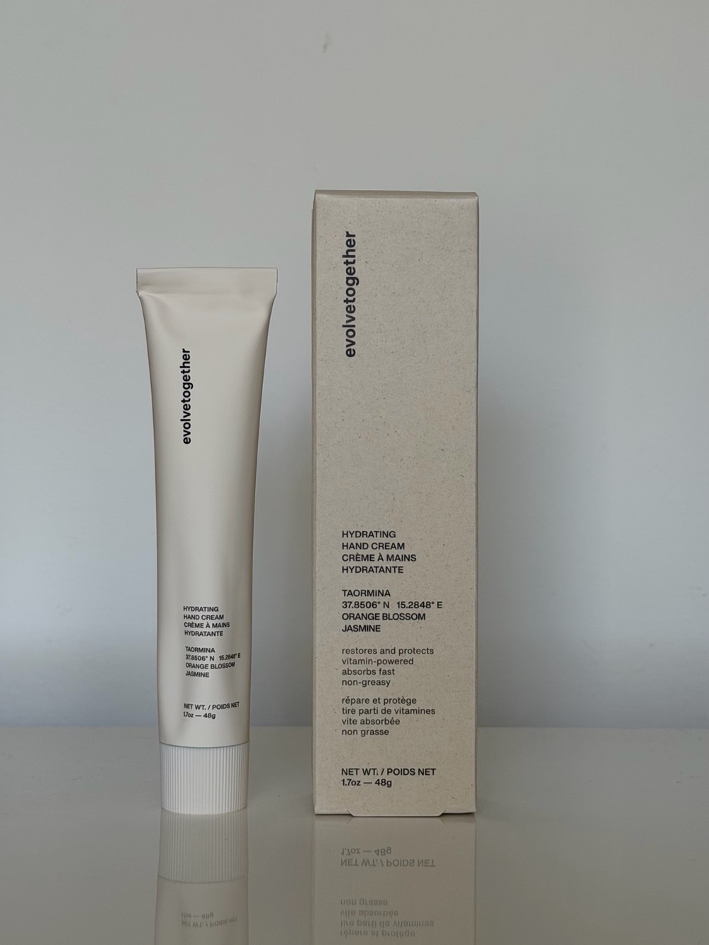 EvolveTogether Hydrating Hand Cream - taormina orange blossom and jasmine